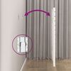 vidaXL T&ecirc;te de lit murale Blanc 156x3x91,5 cm Bois massif de pin