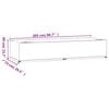 vidaXL Housse de chaise longue 12 &oelig;illets 205x75x40 cm poly&eacute;thyl&egrave;ne