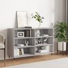 vidaXL Buffet sonoma gris 103,5x35x70 cm bois d'ing&eacute;nierie