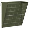 vidaXL R&acirc;telier &agrave; foin suspendu Vert olive 61 x 33 x 66 cm