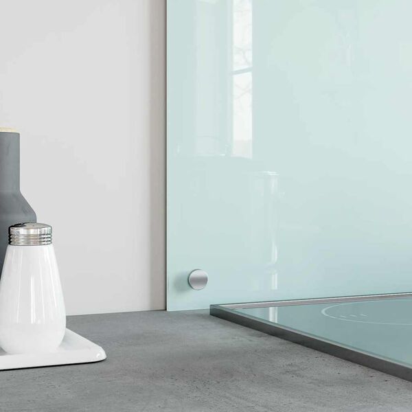 vidaXL Dosserets de cuisine 2 pcs blanc 70x50 cm verre tremp&eacute;