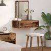 vidaXL Table de Toilette Marron 60 x 40 x 70 cm Bois d'ing&eacute;nierie