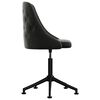 vidaXL Chaises &agrave; manger lot de 6 gris fonc&eacute; velours
