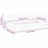 vidaXL Cadre de lit d'angle Cr&egrave;me 100 cm x 200 cm Velours