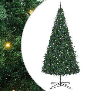 vidaXL Sapin de No&euml;l Vert 400 cm PVC