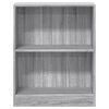 vidaXL Biblioth&egrave;que Sonoma gris 60x24x76 cm Bois d'ing&eacute;nierie