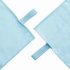 vidaXL Set de serviettes de sport 3 pcs Bleu Polyester et Polyamide