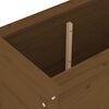 vidaXL Jardini&egrave;re marron miel 82,5x40x78 cm bois massif de pin