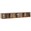 vidaXL Meuble TV mural 2 pcs Bois Ancien 98 x 31 x 29,5 cm