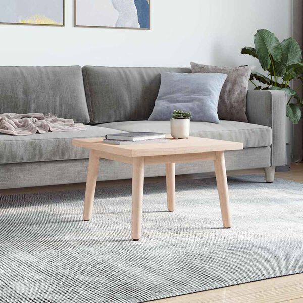 vidaXL Dessus de table 50x50x2,5 cm bois de pin massif