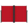vidaXL Auvent lat&eacute;ral r&eacute;tractable rouge 160x1000 cm
