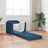 vidaXL Canap&eacute;-Lit 60cm Bleu tissu