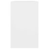 vidaXL Buffet blanc 120x41x75 cm bois d'ing&eacute;nierie