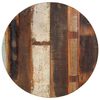 vidaXL Dessus de table rond 70 cm 15-16 mm Bois de r&eacute;cup&eacute;ration