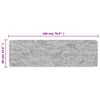 vidaXL Tapis de cuisine multicolore 60x180 cm lavable