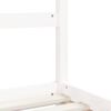 vidaXL Cadre de lit pour enfant blanc 80x160 cm bois de pin massif