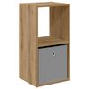 vidaXL Table de chevet avec tiroir Ch&ecirc;ne artisanal 35 x 32 x 68,5 cm