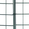 vidaXL Ensemble de cl&ocirc;ture de jardin 5 pcs Vert 100 x 50 cm Acier
