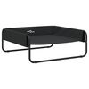 vidaXL Lit sur&eacute;lev&eacute; pour chien anthracite tissu Oxford et acier