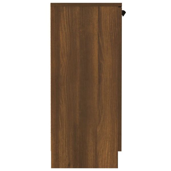 vidaXL Buffet ch&ecirc;ne marron 60x30x70 cm Bois d'ing&eacute;nierie