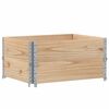 vidaXL Colliers de palette 2 pcs 80x60 cm bois de pin solide