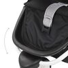 vidaXL Poussette b&eacute;b&eacute; &agrave; 3 roues Gris et noir