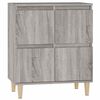 vidaXL Buffet Sonoma gris 60x35x70 cm Bois d'ing&eacute;nierie