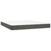 vidaXL Matelas de lit &agrave; ressorts ensach&eacute;s fermet&eacute; moyenne 183x213x20 cm velours