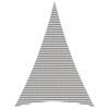 vidaXL Voile d'ombre 5 x 7 x 7 m HDPE Triangulaire Gris clair et blanc