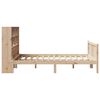 vidaXL Lit biblioth&egrave;que sans matelas 150x200 cm bois massif de pin