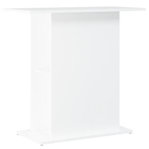 vidaXL Support d'aquarium Blanc 75x36x72,5 cm Bois d'ing&eacute;nierie