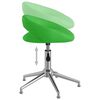 vidaXL Chaise de bureau pivotante Vert Similicuir