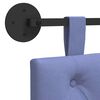 vidaXL T&ecirc;te de lit suspendue Bleu denim 130 x 55 x 7 cm tissu