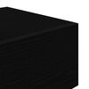 vidaXL Cabinet de chevet avec tiroir Ch&ecirc;ne noir 70 x 36 x 40,5 cm