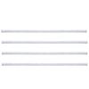 vidaXL Piquets muraux 4 pcs 1 m Acier galvanis&eacute;