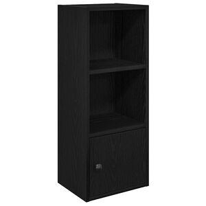 vidaXL Biblioth&egrave;que ch&ecirc;ne noir 31x24x77 cm bois d'ing&eacute;nierie