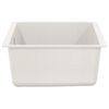 vidaXL &Eacute;vier Blanc 530 x 460 mm 80% Quartz et 20% R&eacute;sine