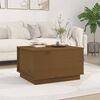 vidaXL Table basse Marron miel 60x50x35 cm Bois massif de pin