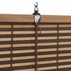 vidaXL Store enrouleur avec des rideaux Marron 80 x 160 cm Bambou