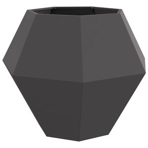 vidaXL Jardini&egrave;re Noir 100 x 100 x 80 cm Acier