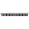 vidaXL Porte-manteau mural Gris Sonoma 80 x 10,5 x 10,5 cm