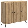 vidaXL Buffet Ch&ecirc;ne artisanal 89 x 34,5 x 80 cm Bois d'ing&eacute;nierie