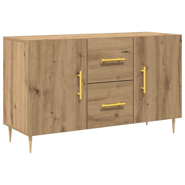 vidaXL Buffet ch&ecirc;ne artisanal 100x36x60 cm bois d'ing&eacute;nierie