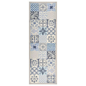 vidaXL Tapis de sol de cuisine lavable Mosa&iuml;que 45x150 cm