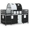 vidaXL Lit mezzanine enfants avec tunnel sans matelas 90x190 cm