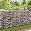 vidaXL Mur de gabion Acier galvanisé 450 x 30 x 100 cm