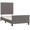 vidaXL Cadre de lit sans matelas gris 80x200 cm similicuir