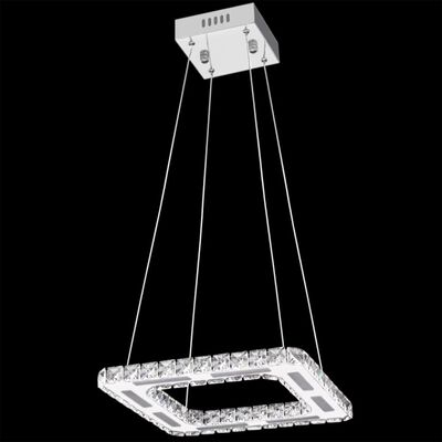 vidaXL lampe suspendue LED Cristal 15,4 W