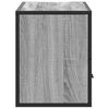 vidaXL Meuble TV sonoma gris 80x31x39,5 cm bois d'ingénierie et métal