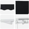 vidaXL Auvent R&eacute;tractable avec Noir 600 &times;300 cm tissu